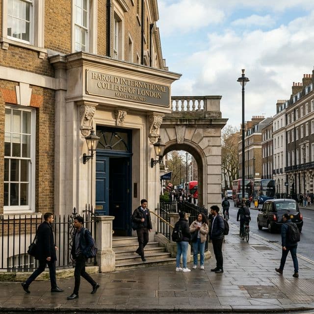 Harold International College of London - Main Campus Entrance