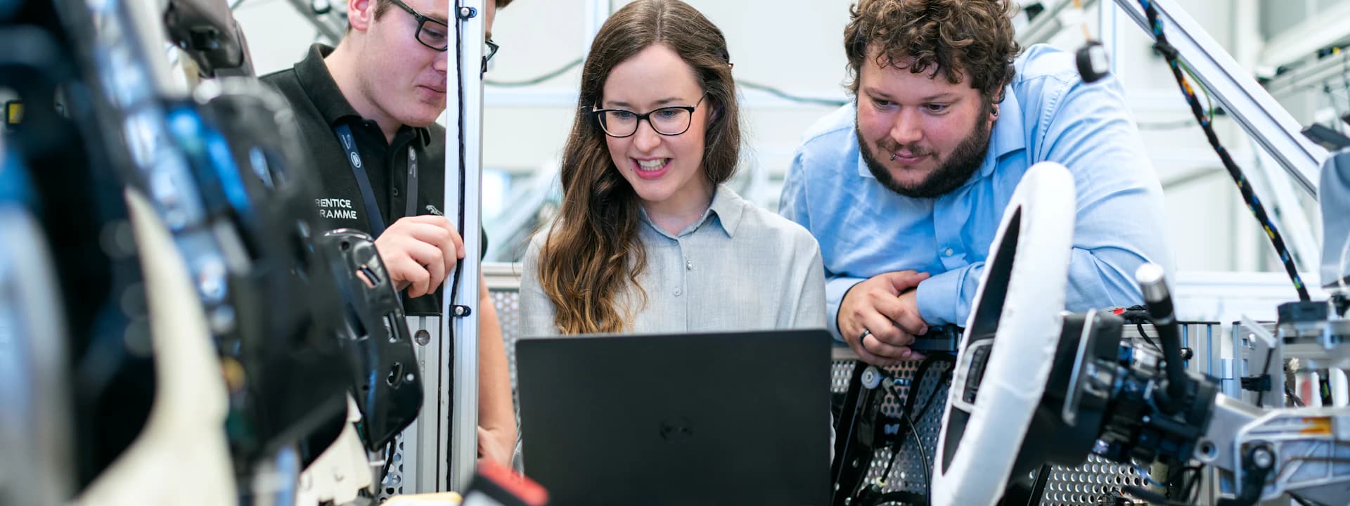 LSCE students working together in a computing lab at Harold International College of London